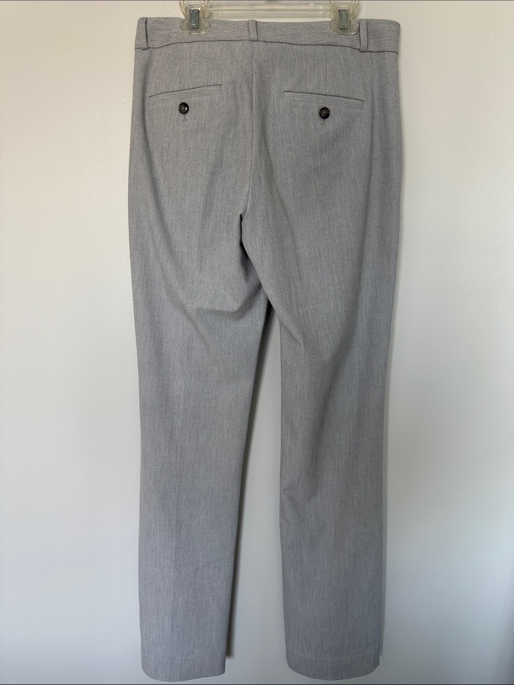 Banana Republic Women’s Logan Dress Pants in Light Gray 4 LONG 35” Inseam - Picture 4 of 8